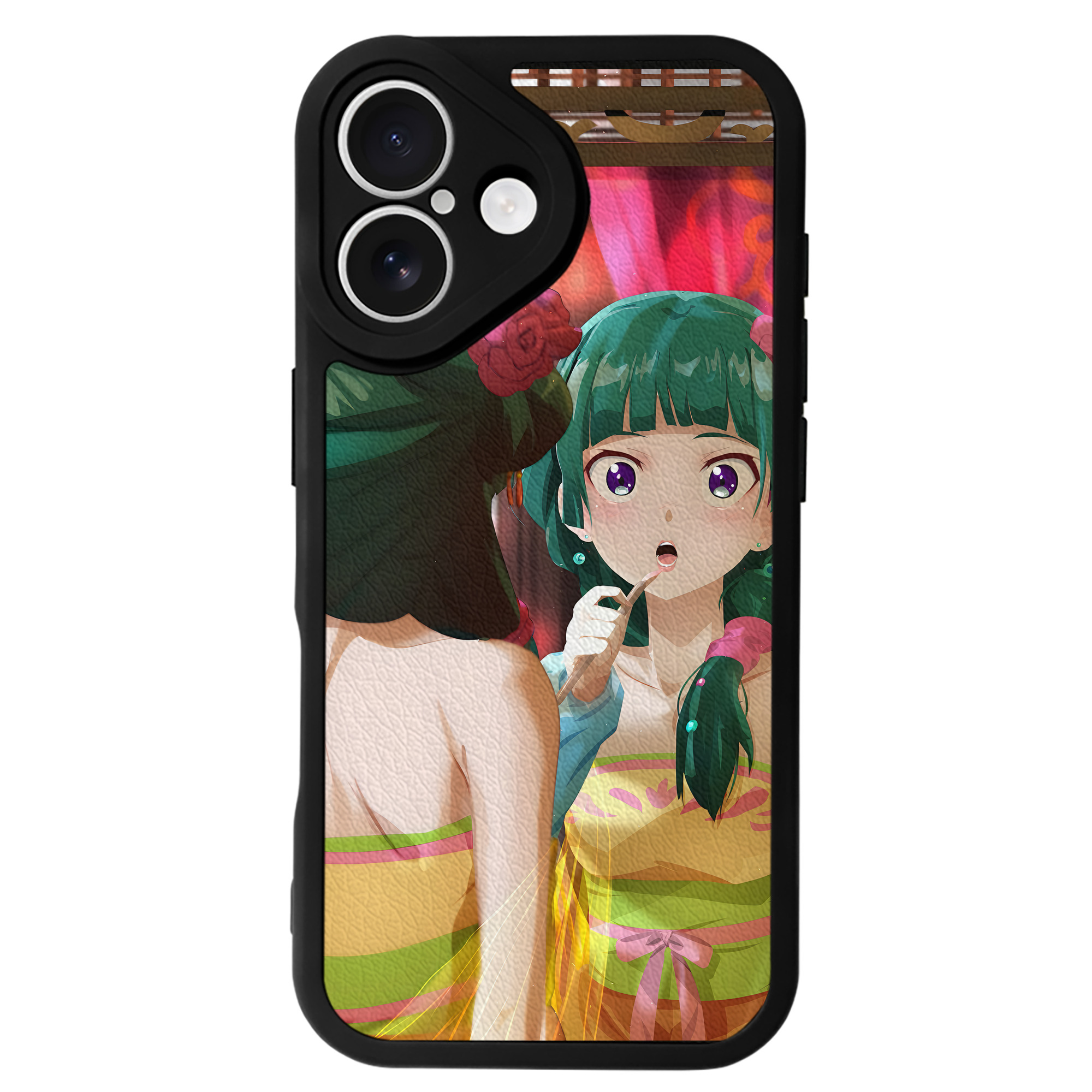 （画像用） 薬屋のひとりごと The Apothecary Diaries 【iPhone 16シリーズ対応】シリコンスマホケース（レザー調） 材質：シリコン